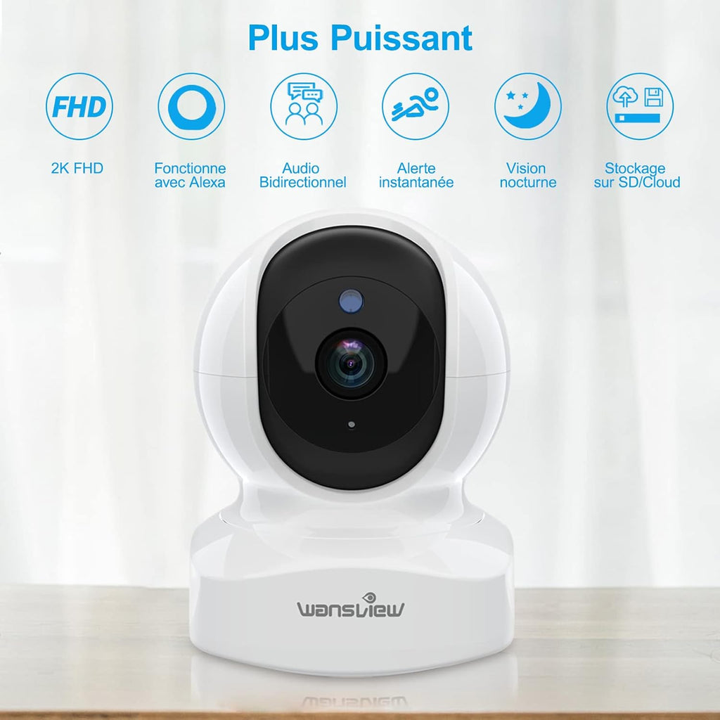 Caméra de Sécurité WiFi HD