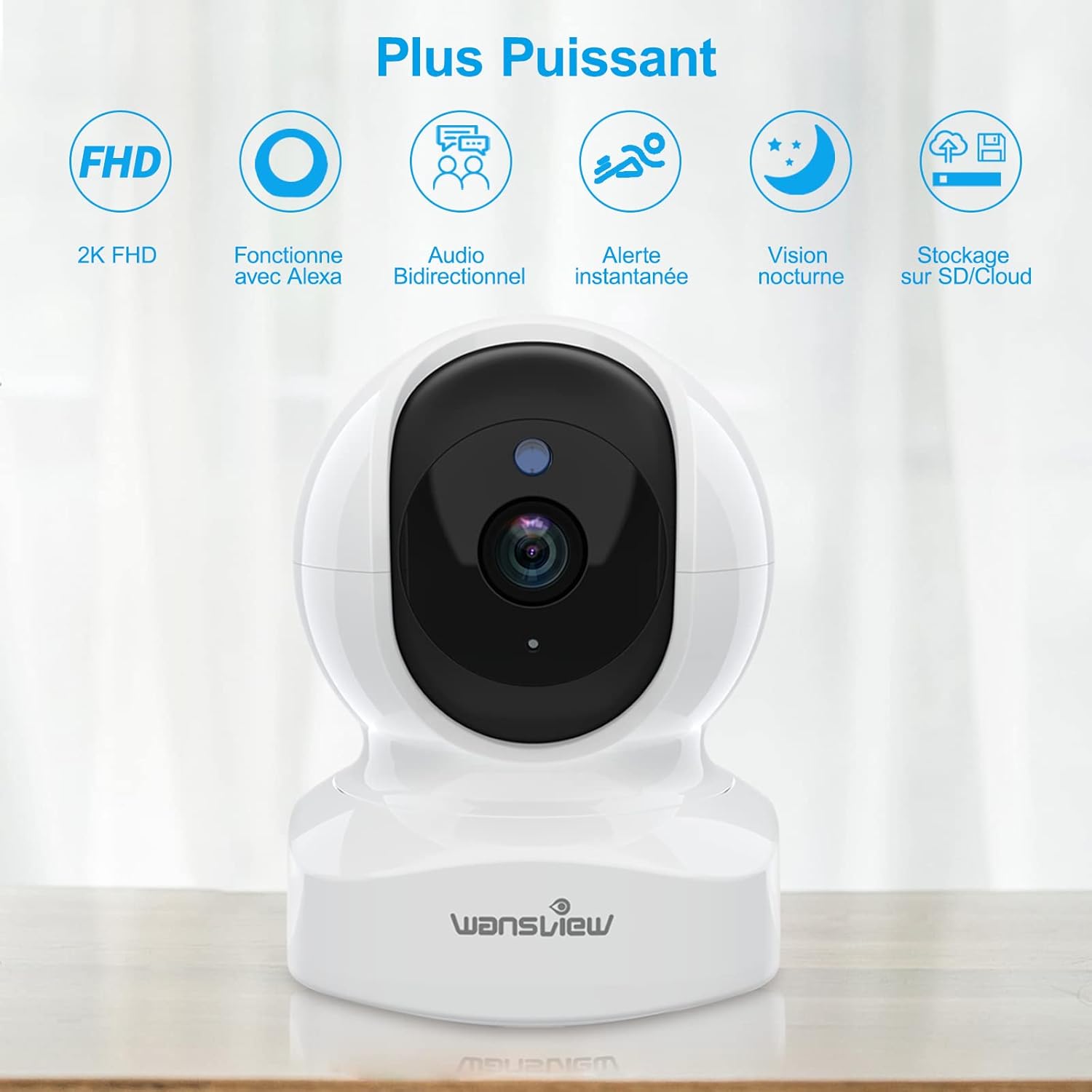 Caméra de Sécurité WiFi HD