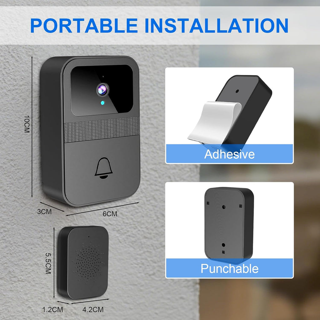 Sonnette Vidéo WiFi HD Sans Fil