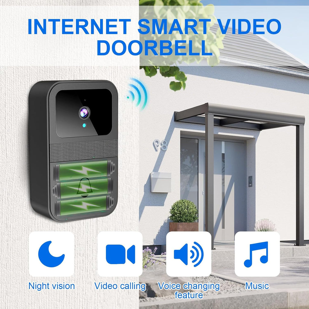 Sonnette Vidéo WiFi HD Sans Fil